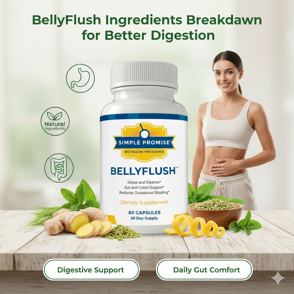 BellyFlush Ingredients Breakdown for Better Digestion