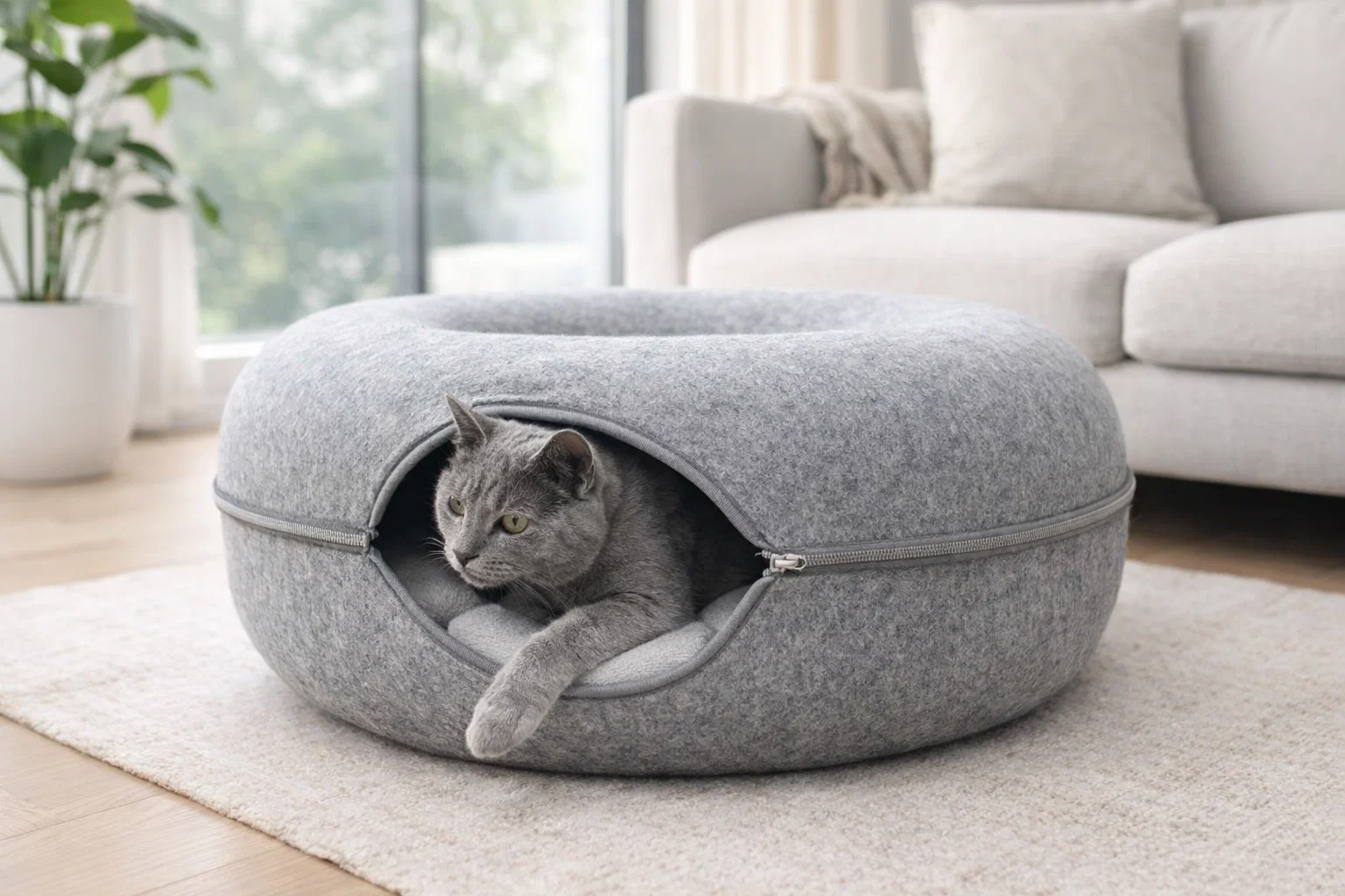 best cat tunnel bed