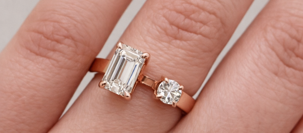 toi et moi custom ring