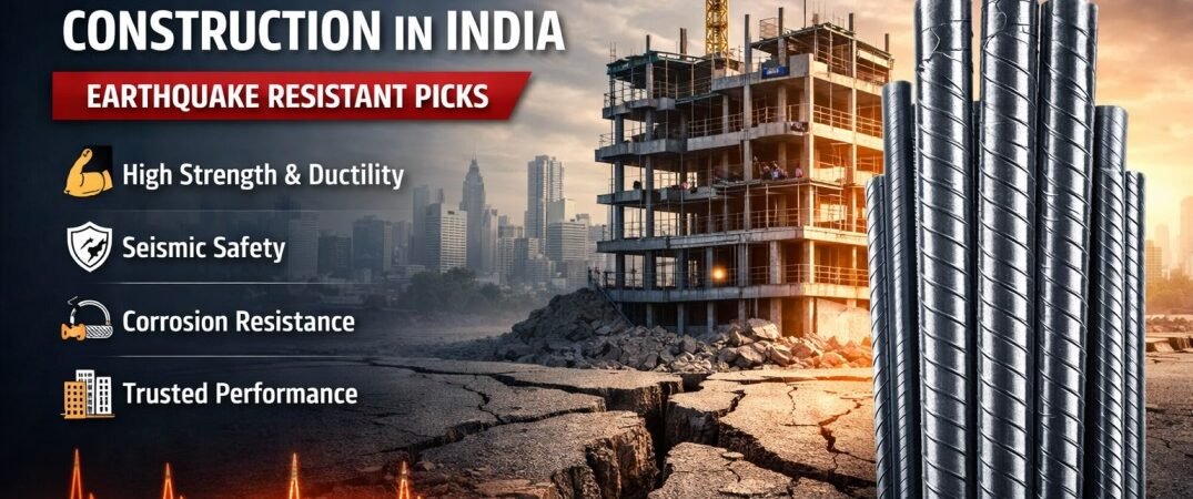 Best TMT Bars for Construction in India – Earthquake Resistant Picks