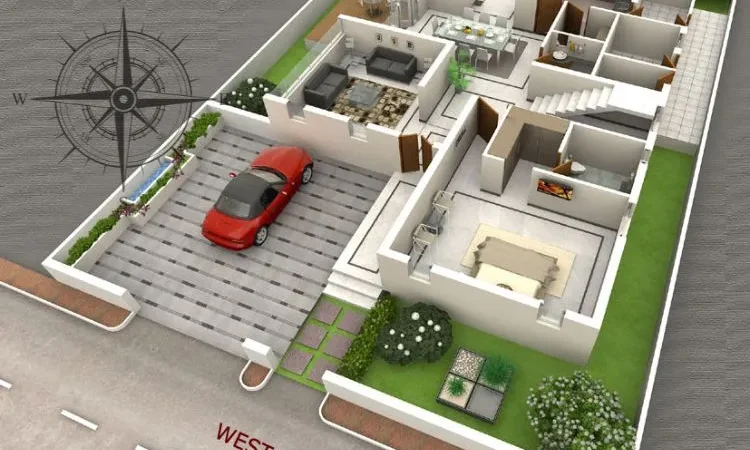 west facing house vastu