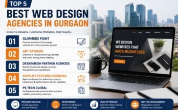 Top 5 Best Web Design Agencies in Gurgaon- Glimmers Point