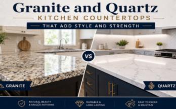 Granite and Quartz Kitchen Countertops for Style