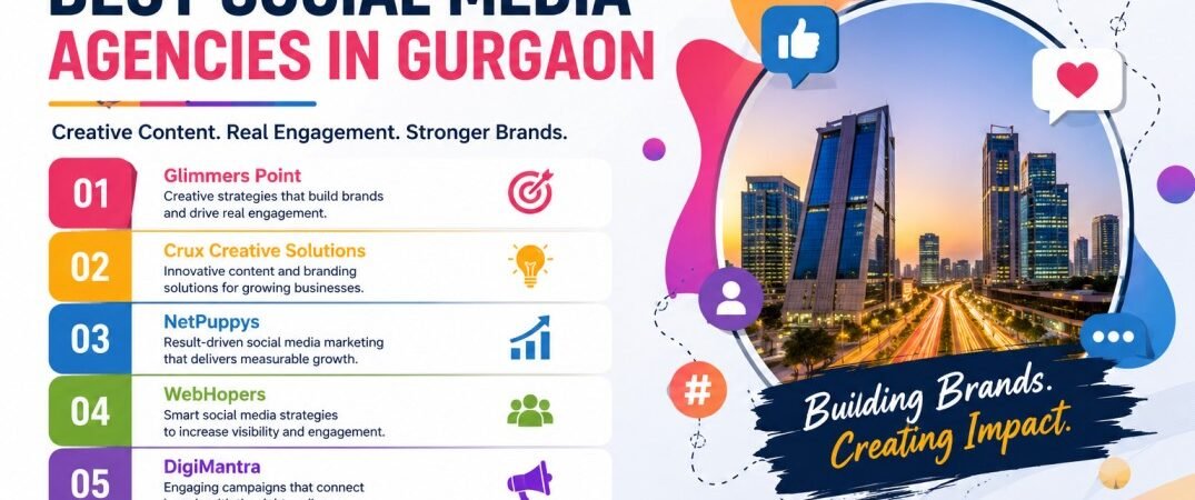 Top 5 Best Social Media Agencies in Gurgaon- Glimmers Point