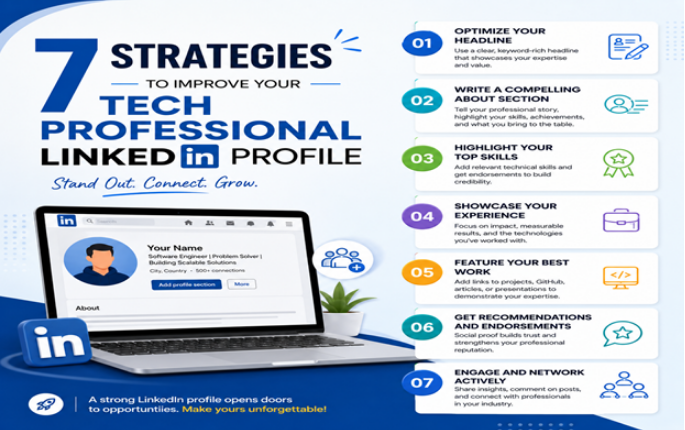7 Strategies to Improve Your Tech Professional LinkedIn Profile